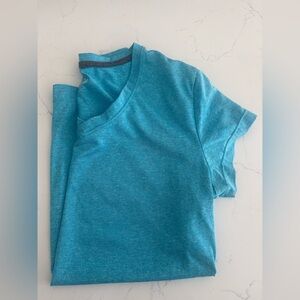 Women’s Blue VNeck Speed Dry Workout Tank